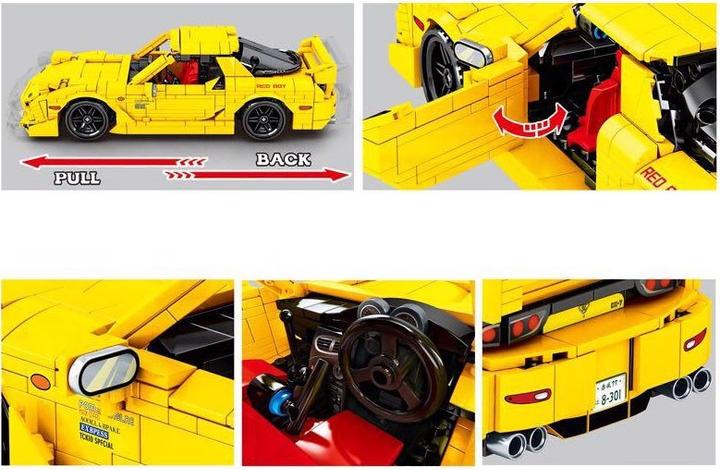 Image du produit Sembo Voiture de course jaune