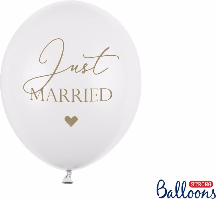 Produktbild Partydeco Just Married (6 x)