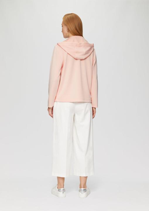 Produktbild s.Oliver Sweatshirt Kapuzenshirt mit Satin-Details (44)