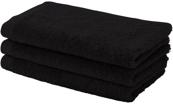 Image du produit Aquanova Gästetuch London 1 Stück 30 x 50 cm, Schwarz (30 x 50 cm)