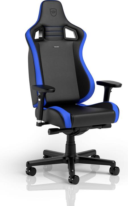 Produktbild noblechairs EPIC Compact Gaming Stuhl - schwarz/carbon/blau