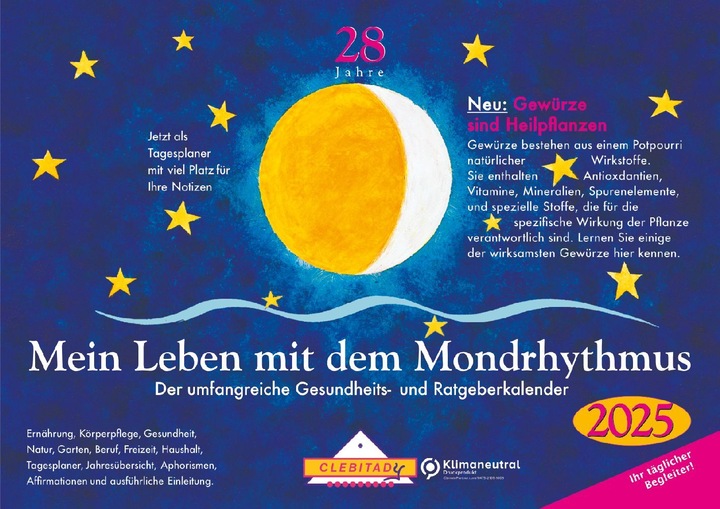 Immagine prodotto La mia vita al ritmo della luna 2014. calendario tascabile (Copertina rigida, Tedesco)