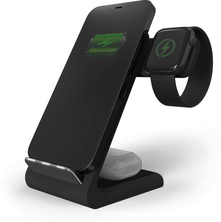 Actual product image STM ChargeTree Swing Multi Device Charging Station| Qi| black| (15 W)