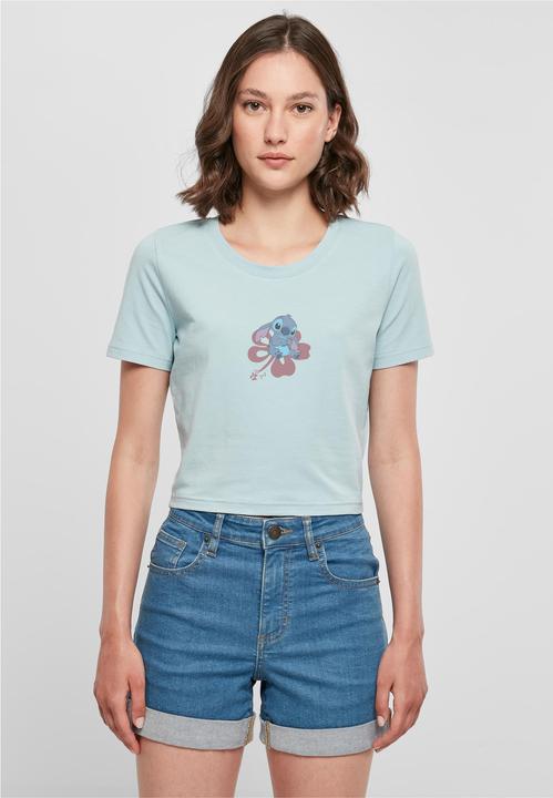 Produktbild Merchcode Lilo & Stitch Sitting On Flower Cropped Tee - 193147 (S)
