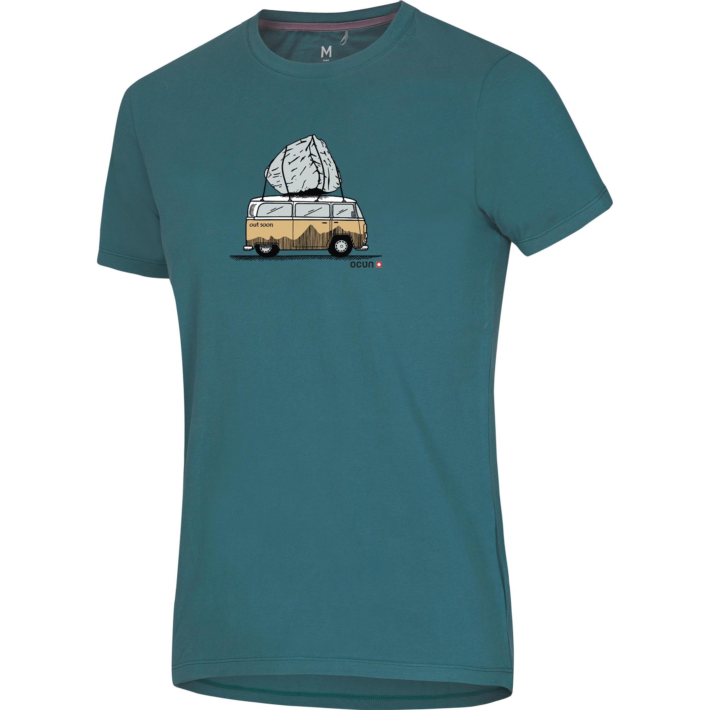 Ocun, Herren, Shirt, Classic T Bus-Stone Men, Blau, (L)