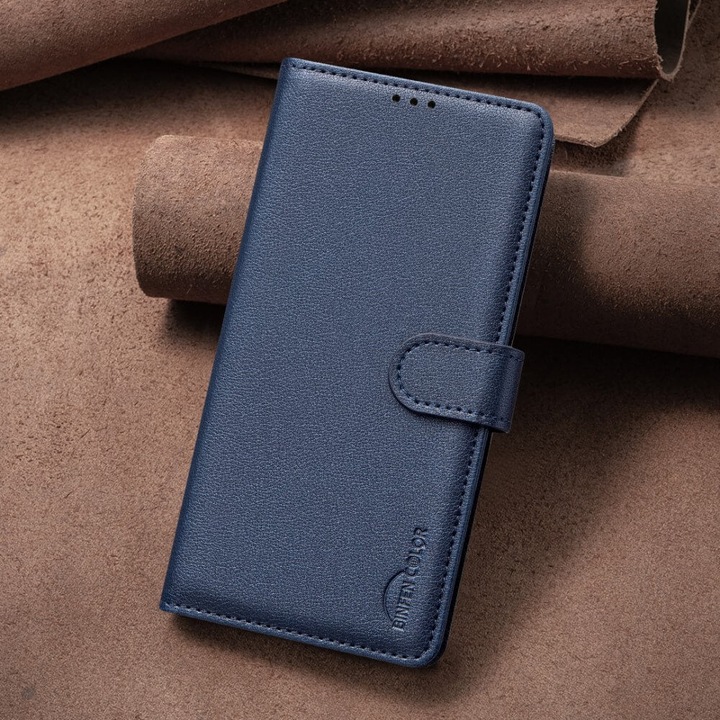 Actual product image Binfen Color Galaxy A56 - BINFEN Leder Etui Hülle mit RFID Blocker (Samsung Galaxy A56)