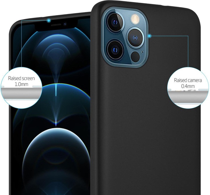 Produktbild Cadorabo TPU Matt Metallic Cover (Apple iPhone 12 Pro Max)