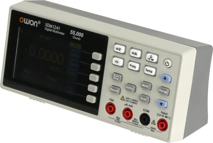 Produktbild Owon Tisch-Multimeter, XDM1241, TRMS, 8,9 cm (3,5") LC-Display