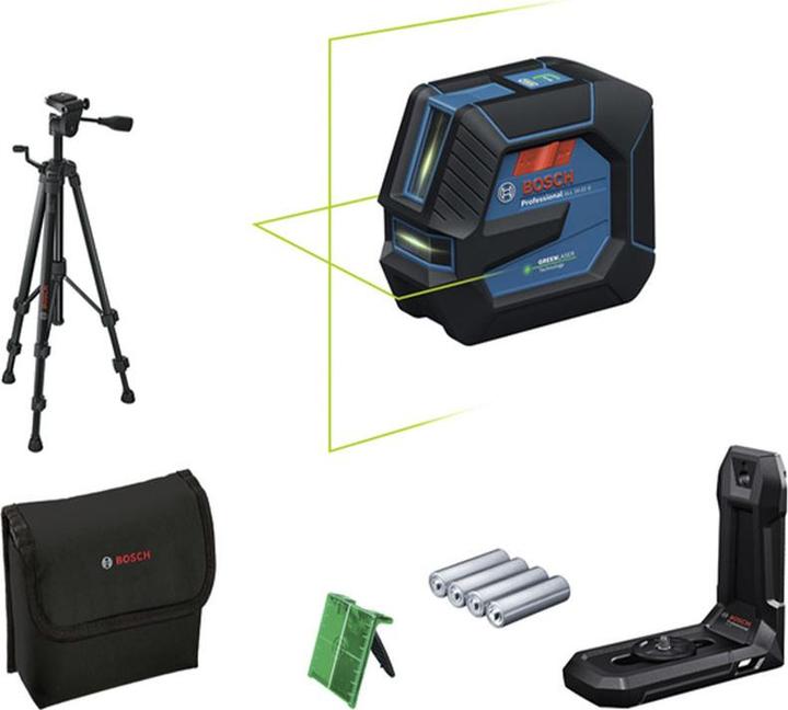 Craftsman's case, Laser target plate, Bag, Universal holder LB 10, USB-C™ cable, BA 3.7V 3.0Ah XL battery