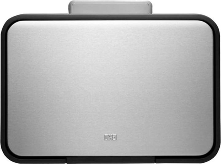 Actual product image EKO Treteimer EcoCasa Step Bin Mülleimer Edelstahl 30 L rechteckiger Treteimer mit Fingerabdruck fe (30 l)