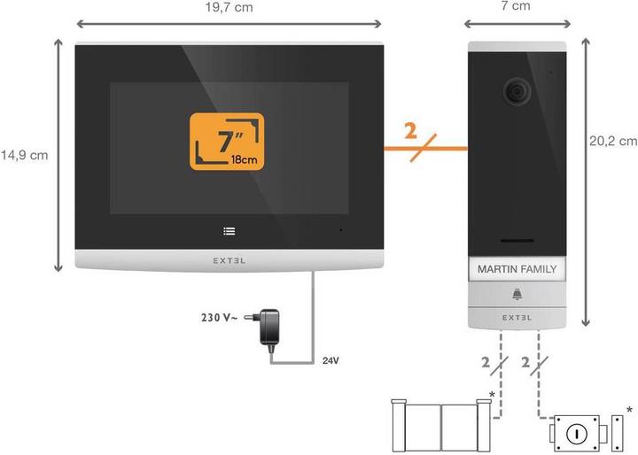 Image du produit Extel Portier vidéo (WiFi)