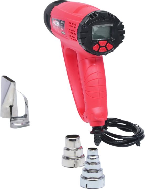 Actual product image KS Tools Hot air gun set, digital, 5 pcs.