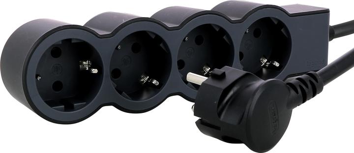 Produktbild Legrand Flache Steckdosenleiste, 4-fach Steckdose (4 x, 5 m)