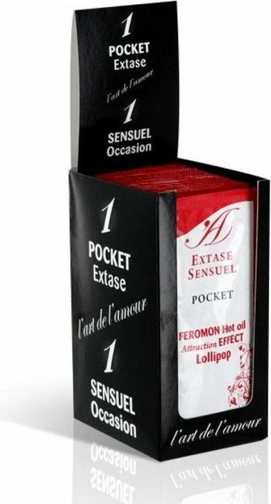 Actual product image Extase Sensual - Massage Oil With Heat Effect Pheromones Lollipop 10 ml (10 ml)
