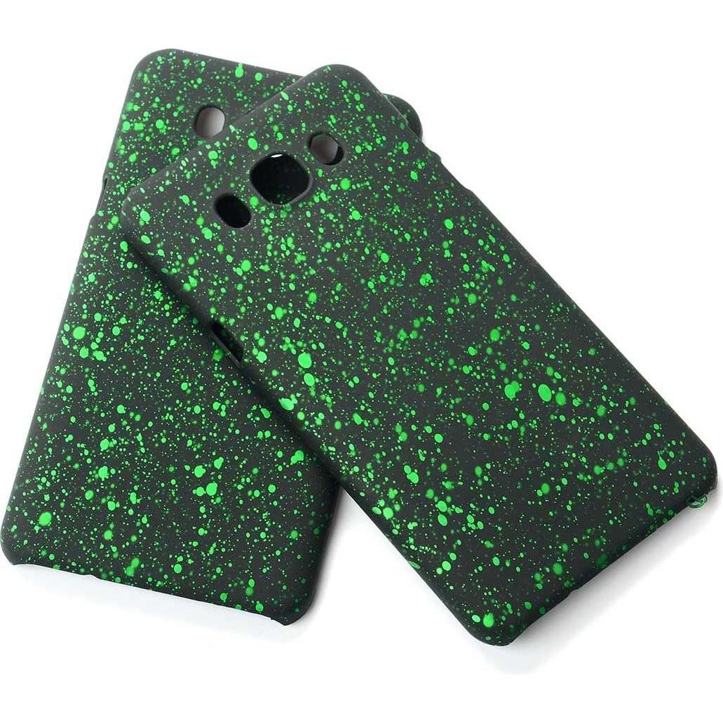 Thumbnail - König Design Handy Hülle Schutz Case Bumper Etuis für Samsung Galaxy J7 2016 3D Sterne Grün (Samsung Galaxy J7 (2016)), ...