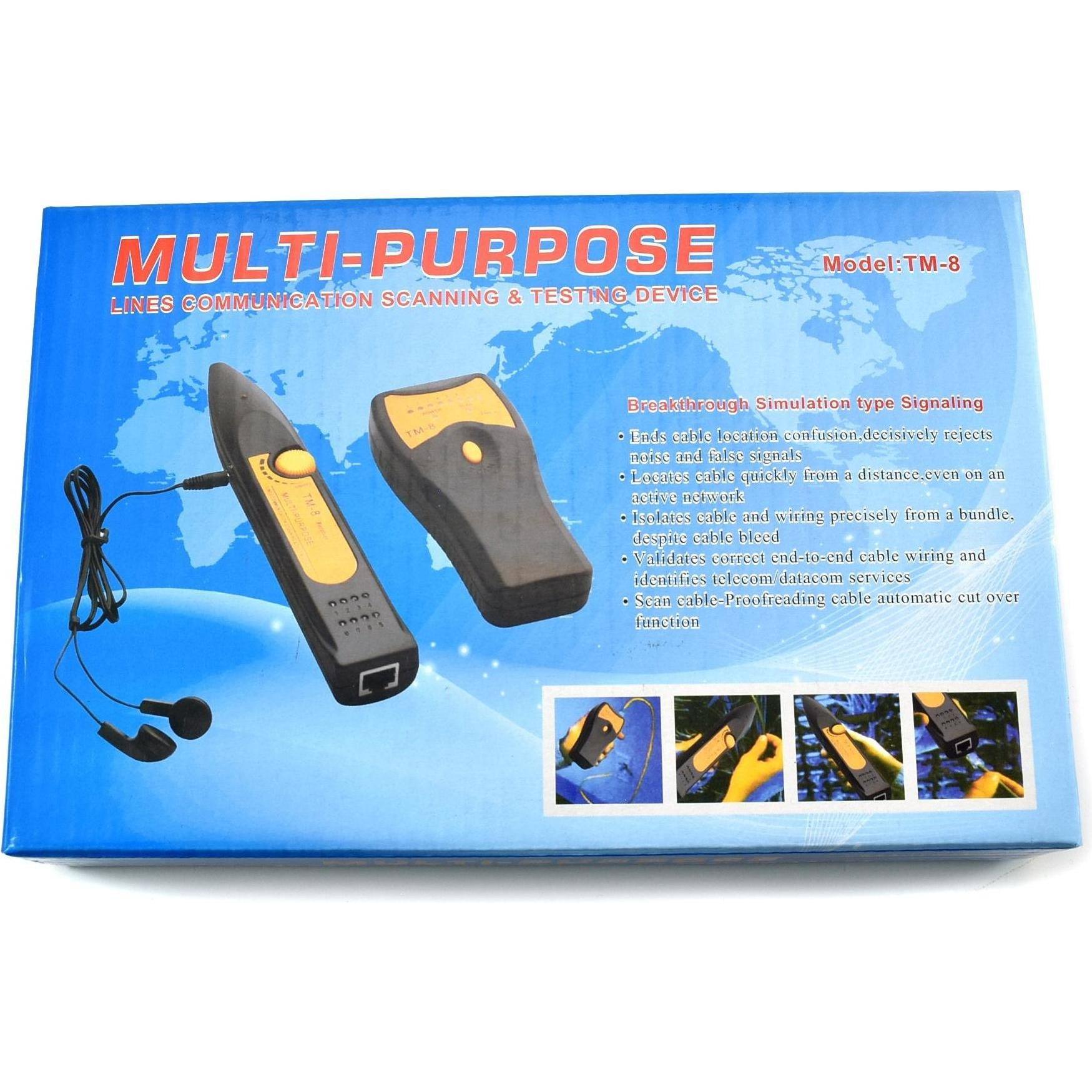 OEM, Multimetro, Tester per cavi di rete con generatore di toni TM-8 TOL-4063