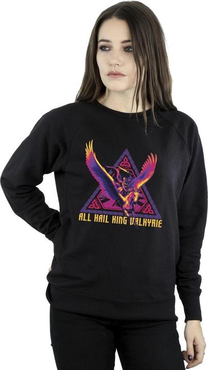 Actual product image Womens/Ladies Thor Love And Thunder All Hail Valkyrie Sweatshirt (M)