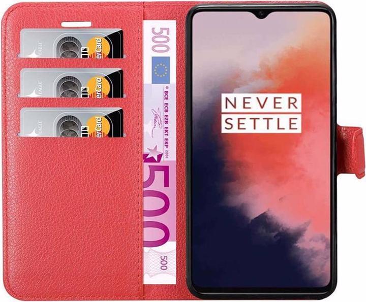 Actual product image Cadorabo Book with stand function cover (OnePlus 7T)