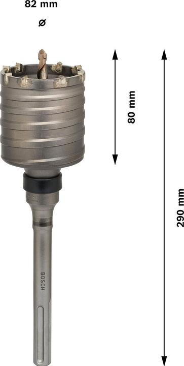 Actual product image Bosch Professional Zubehör PRO SDS max-5 Core Cutter, one-piece, 82 x 80 x 160 mm (82 millimetres)