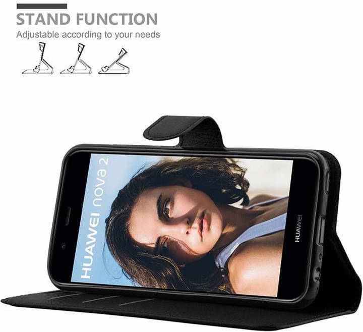 Produktbild Cadorabo Book mit Standfunktion Cover (Huawei Nova 2)