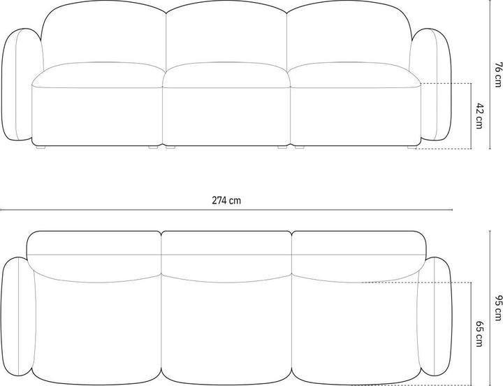 Produktbild Micadoni Blair (3-Sitzer)