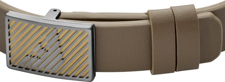 Produktbild Emporio Armani Eagle Logo Armband (25 cm, Edelstahl, Leder)