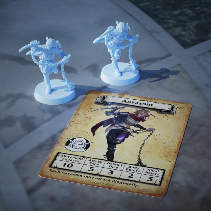 Produktbild Avalon Hill HeroQuest Brettspiel-Erweiterung Rise of the Dread Moon Abenteuerpack *Englische Version*