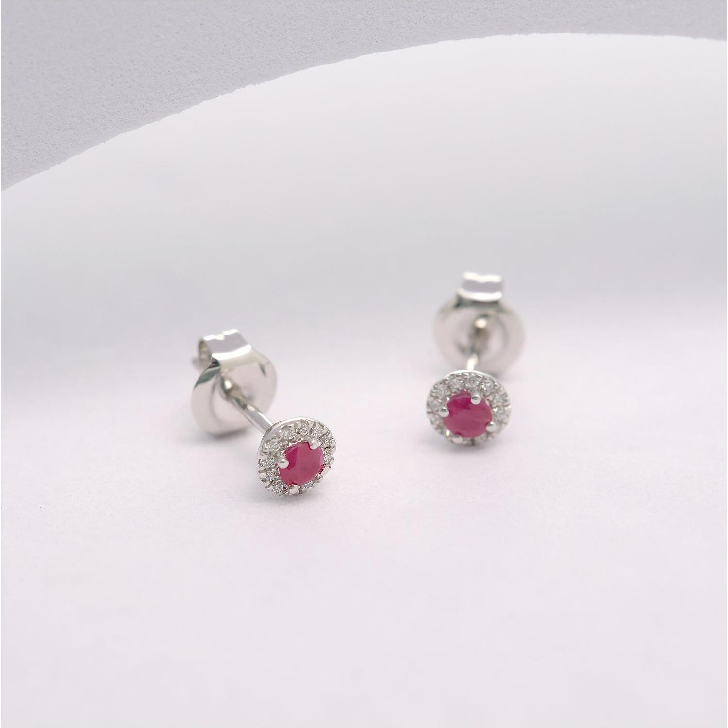 Christ, Ohrringe, Ohrstecker, (585er Weissgold)