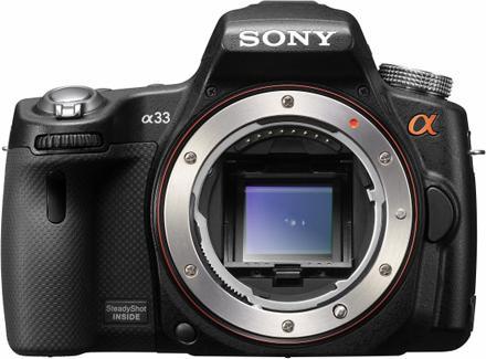 Sony Alpha SLT-A33, 14,2 Mpixel, Filmati Full HD, Corpo
