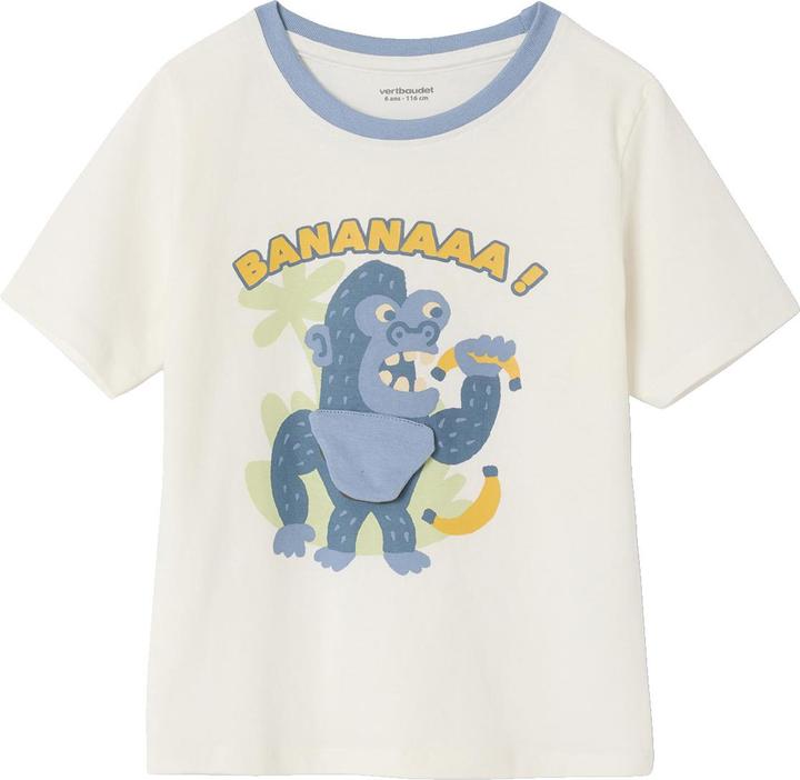 Immagine prodotto Vertbaudet Bio-Kollektion: 2er-Pack Jungen Sommer-Schlafanzüge mit Gorilla (110)