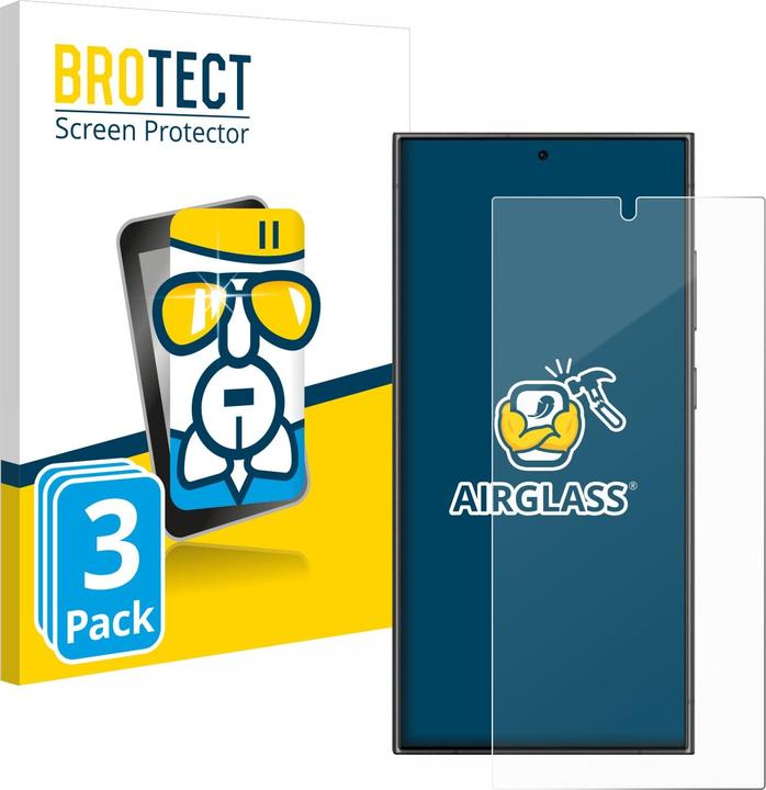 Actual product image BROTECT AirGlass Glass (3 pcs., Samsung Galaxy S24+)