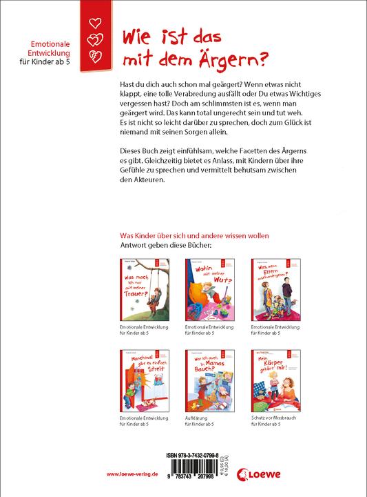 Image du produit Wie ist das mit dem Ärgern? (Allemand, Dagmar Geisler, 2020)