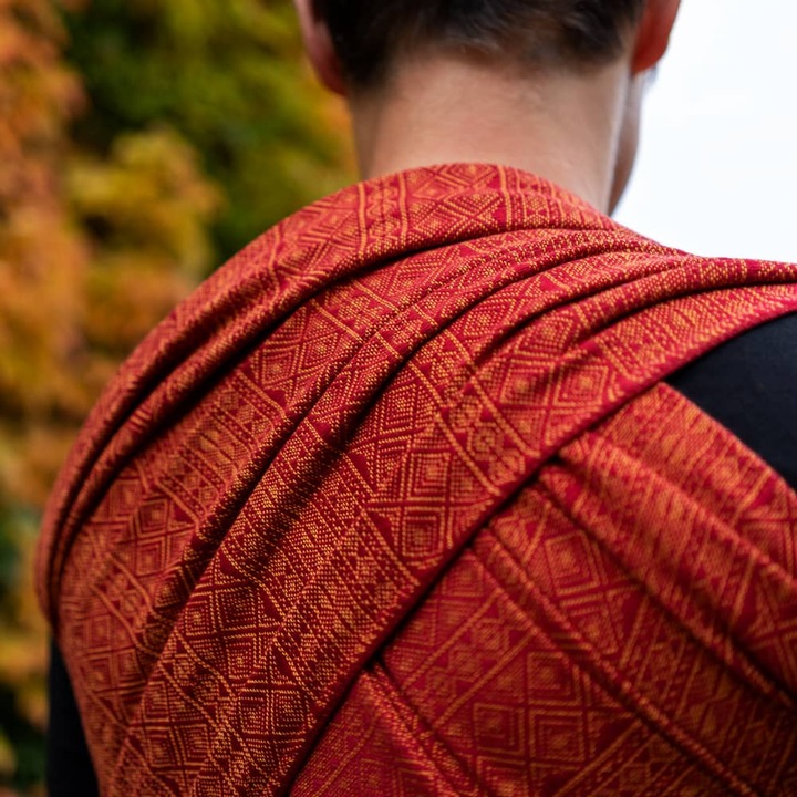 Actual product image Baby Sling Prima Ruby-tangerine (4.70 m)