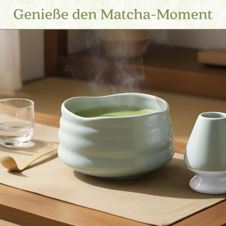 Actual product image Gewürzladen Näfels Matcha Set – in Geschenkbox, hellgrün