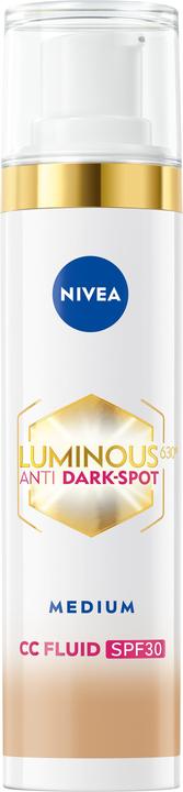 NIVEA Luminous630 CC Fluid SPF30 3-in-1 medium 40ml (MOYEN, 40 ml)
