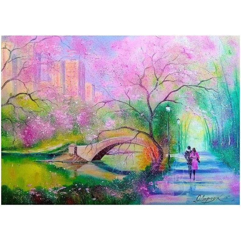 Thumbnail - Enjoy Puzzle ENJOY-1681 - A Walk In A City Park, Puzzle, 1000 Teile (1000 Teile)