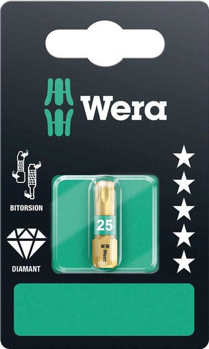 Produktbild Wera 867/1 BDC TX 25 x 25 mm SB (Innensechsrund TX, Sechskant (hexagonal))