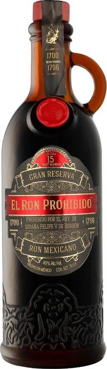 Actual product image El Ron Prohibido Solera 15 Reserva Finest Blended Mexican Rum (1 x 70 cl)