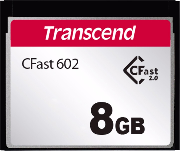 Actual product image Transcend 8GB CFAST CARD SATA3 MLC WD-15 (8 GB, CFast 2.0)