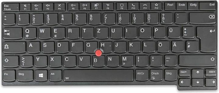 Actual product image Lenovo Keyboard black with Backlight GER