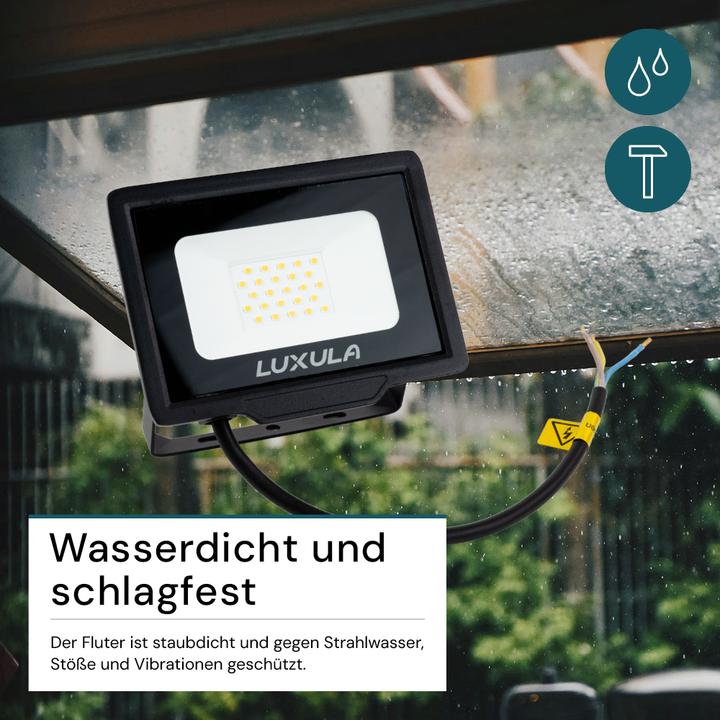 Actual product image Luxula LED floodlight (2000 lm, IP65)