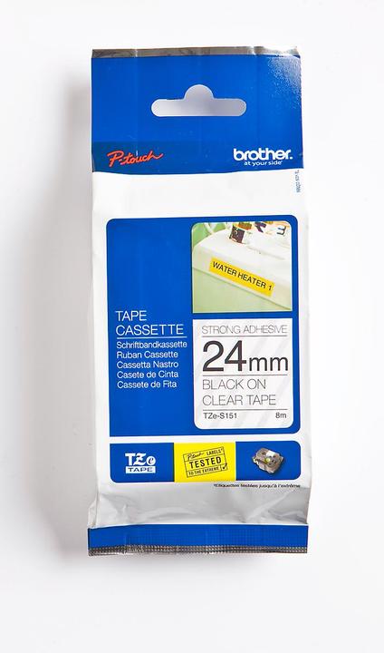 Brother Tze-S151 (2.40 cm, Transparent)