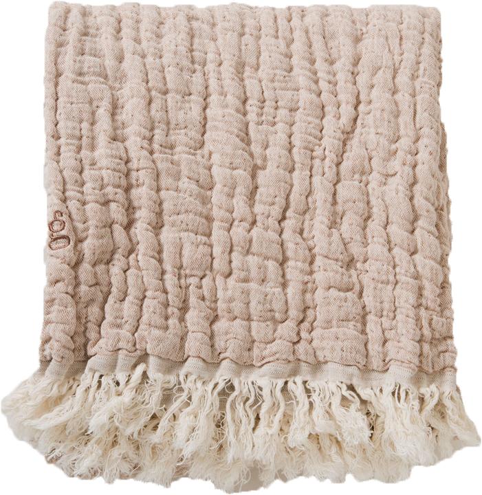Actual product image Garbo & Friends Mellow linen blanket Tawny (110 x 110 cm)