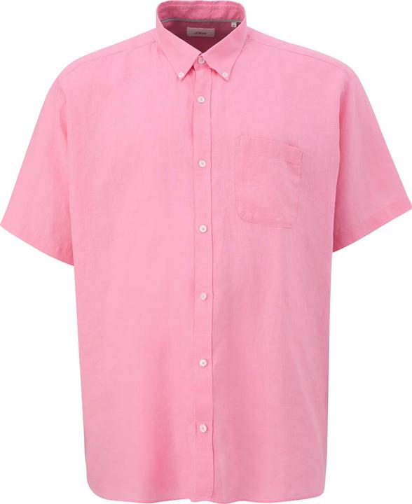 Produktbild s.Oliver Hemd Kurzarmhemd aus Leinen (4XL)