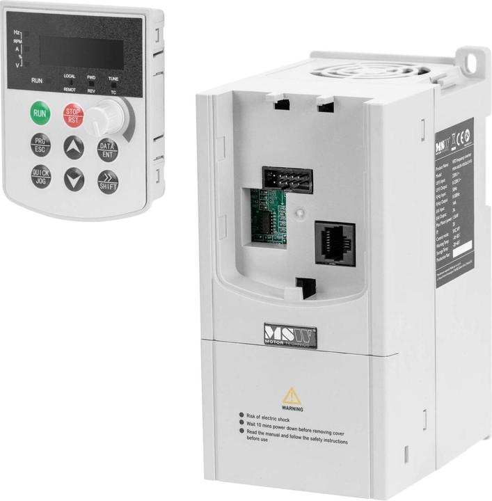 Produktbild MSW VFD-Frequenzumrichter 1500 W 230 V Frequenzumformer Stromrichter LED-Display