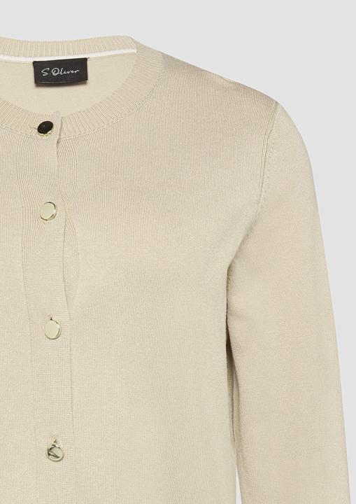 Immagine prodotto S.Oliver Strickjacke Strickjacke aus Viskosemix mit dekorativen Knöpfen (42)