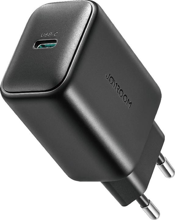 Actual product image Joyroom JR-TCF23 USB-C 25W SFC / PPS / PD network charger - black (25 W, 1 portion)
