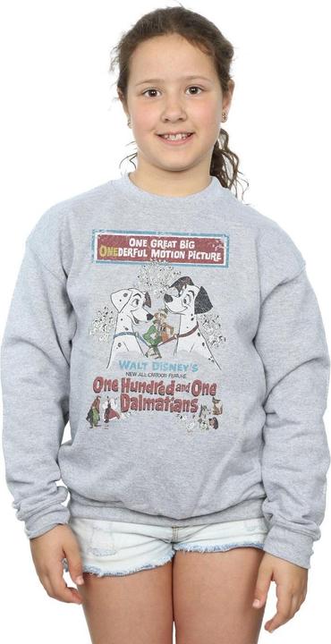 Produktbild Disney 101 Dalmatians Retro Poster Sweatshirt Mädchen (116)