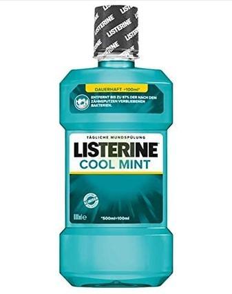 Produktbild Listerine Coolmint Mouthwash 500ml (500 ml, Mundspülung)