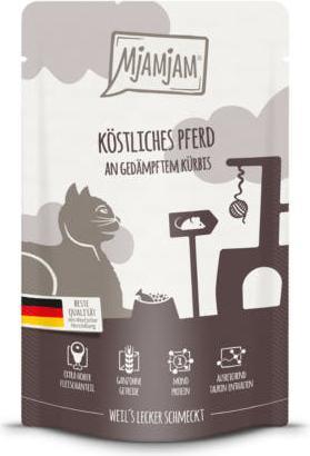 Produktbild Mjamjam Köstliches Pferd an gedämpftem Kürbis (Adult, 12 Stk., 1500 g)